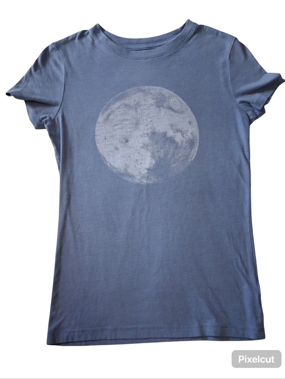 Aeropostale Gray/Blue Moon Graphic Tee - Size S